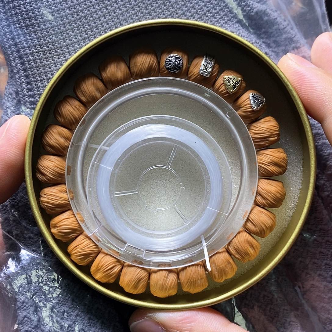 猴头核桃手串四标鬼印无相尺寸10-11全品191号