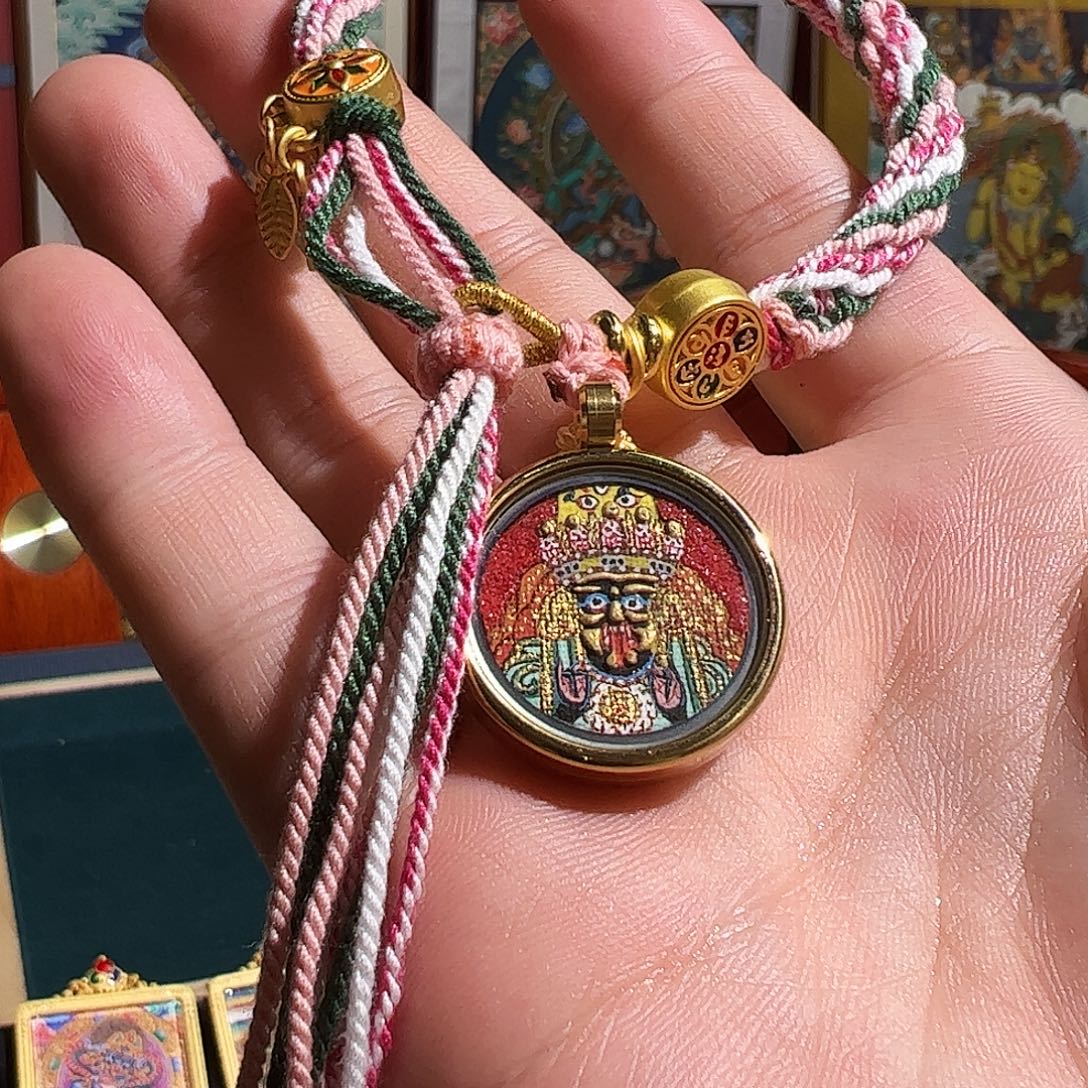 吊坠尼泊尔唐卡扎基拉姆