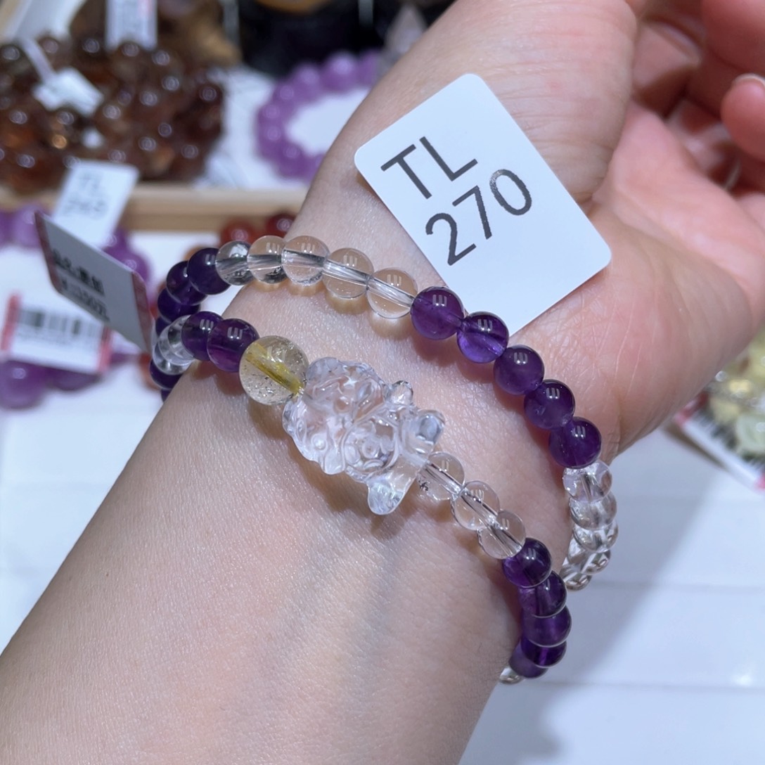 水晶手链未镶嵌手串