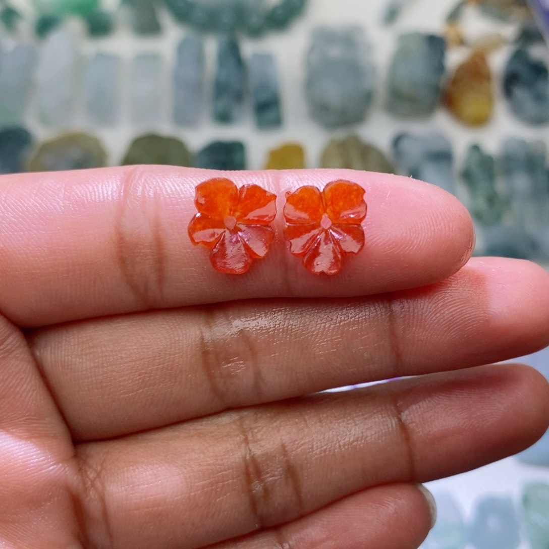 定制翡翠未镶嵌毛货