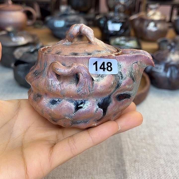 裸柴烧陶瓷手工茶器