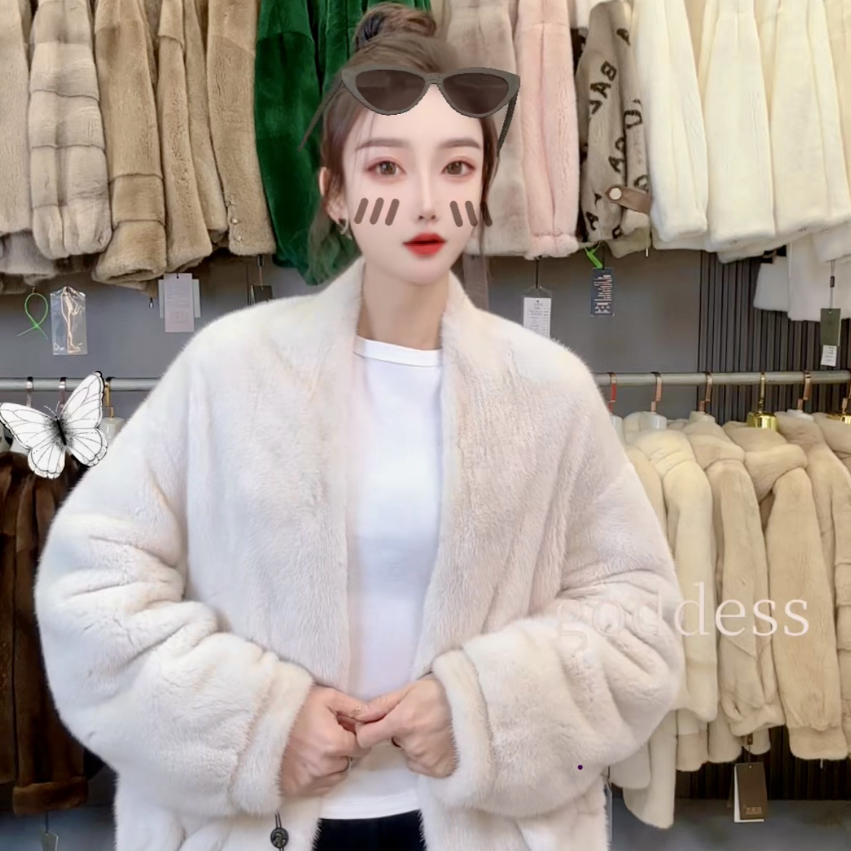 4号链接美衣短外套毛毛秋冬外套