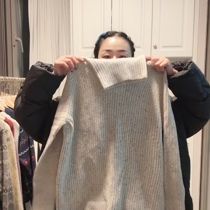 @***始雪花毛衣韩版百搭