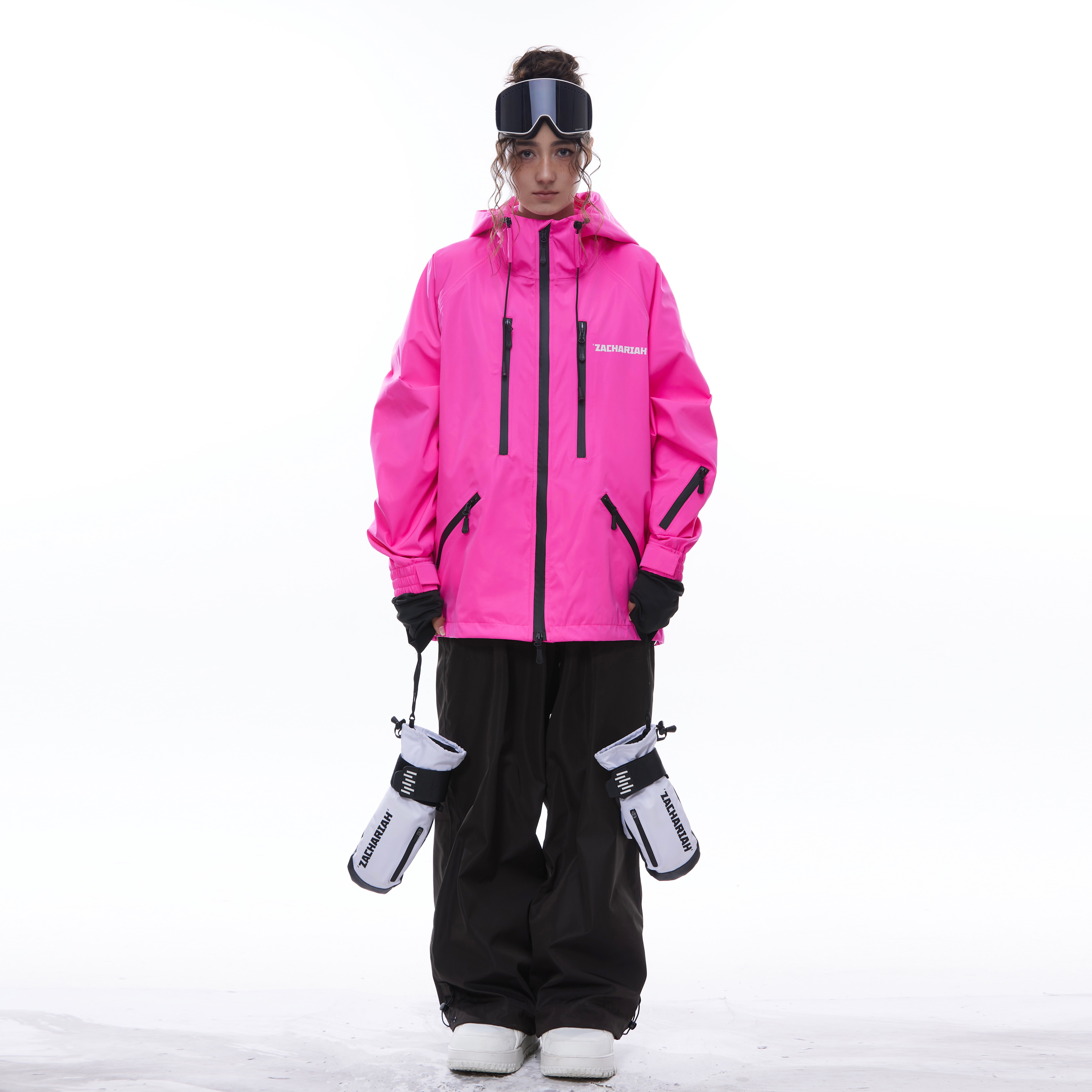 ZACHARIAH【树莓粉】机能风滑雪服套装单双板专业滑雪衣裤男女雪服