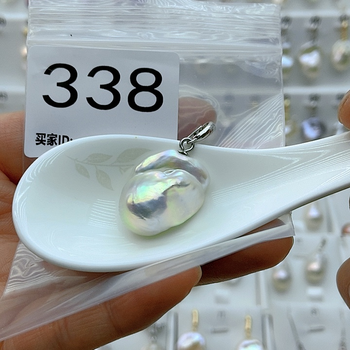 淡水珍珠颈饰银S925镶嵌