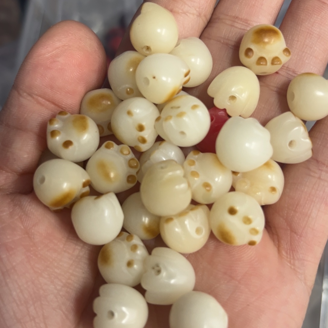 【闪购商品】白玉菩提吊坠z/12 45炭烧猫爪瑕疵不售后