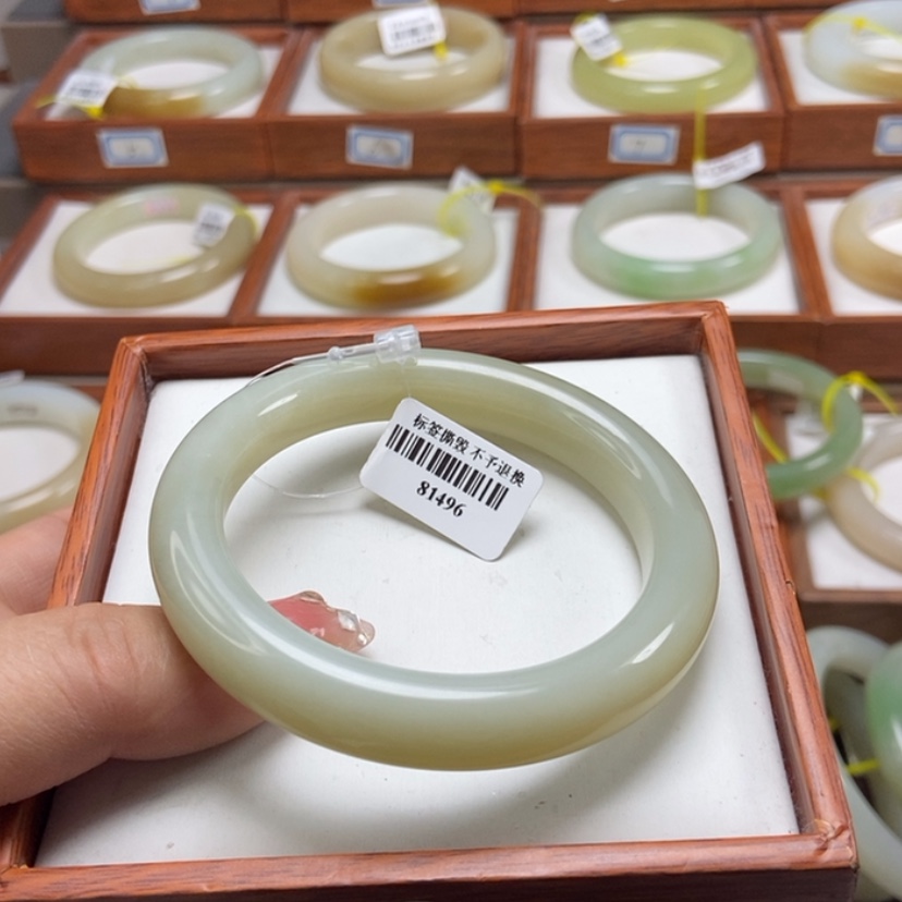 【闪购商品】和田玉手镯未镶嵌56.2