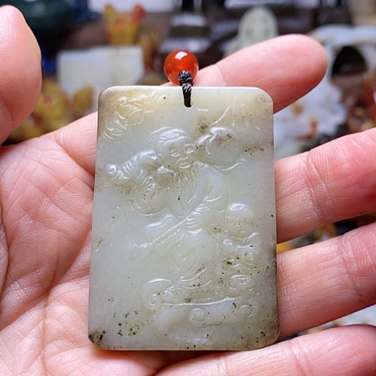 和田玉挂件未镶嵌