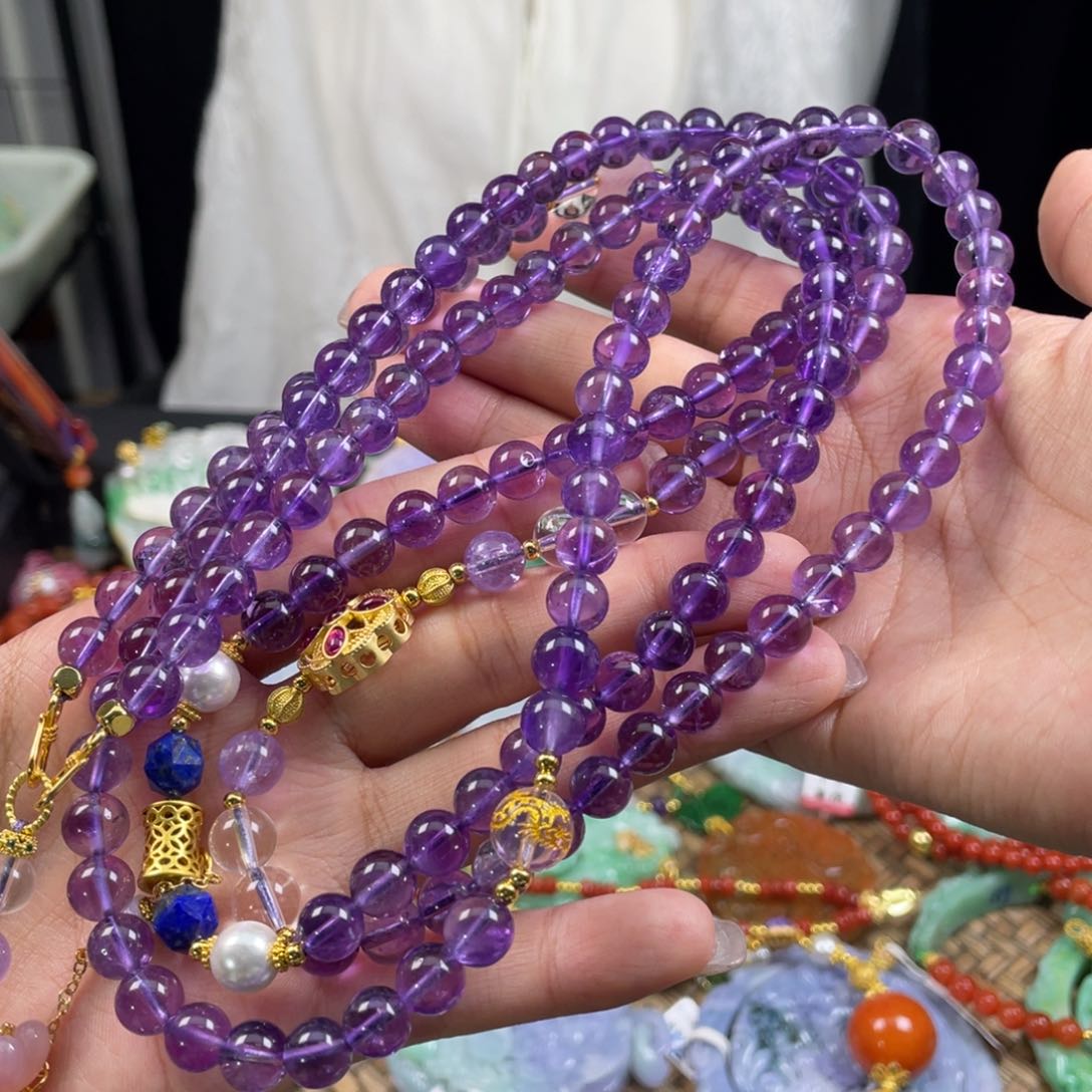 胖***姐翡翠未镶嵌颈饰代编织