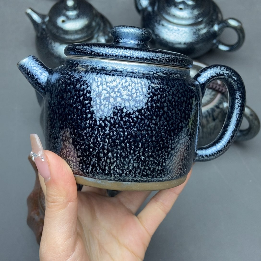 茶盏建阳建盏铁胎壶