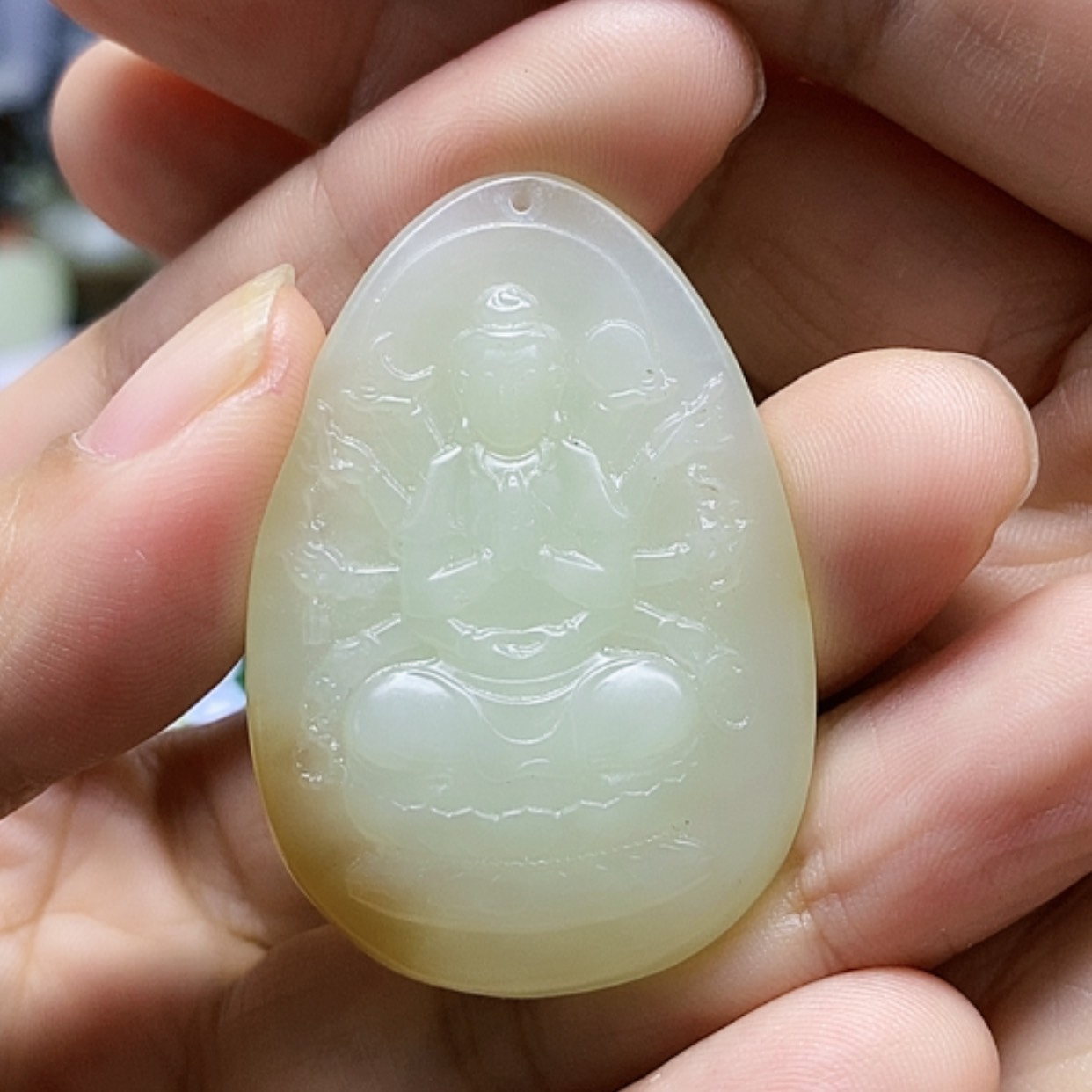【闪购商品】未镶嵌和田玉挂件孙****选