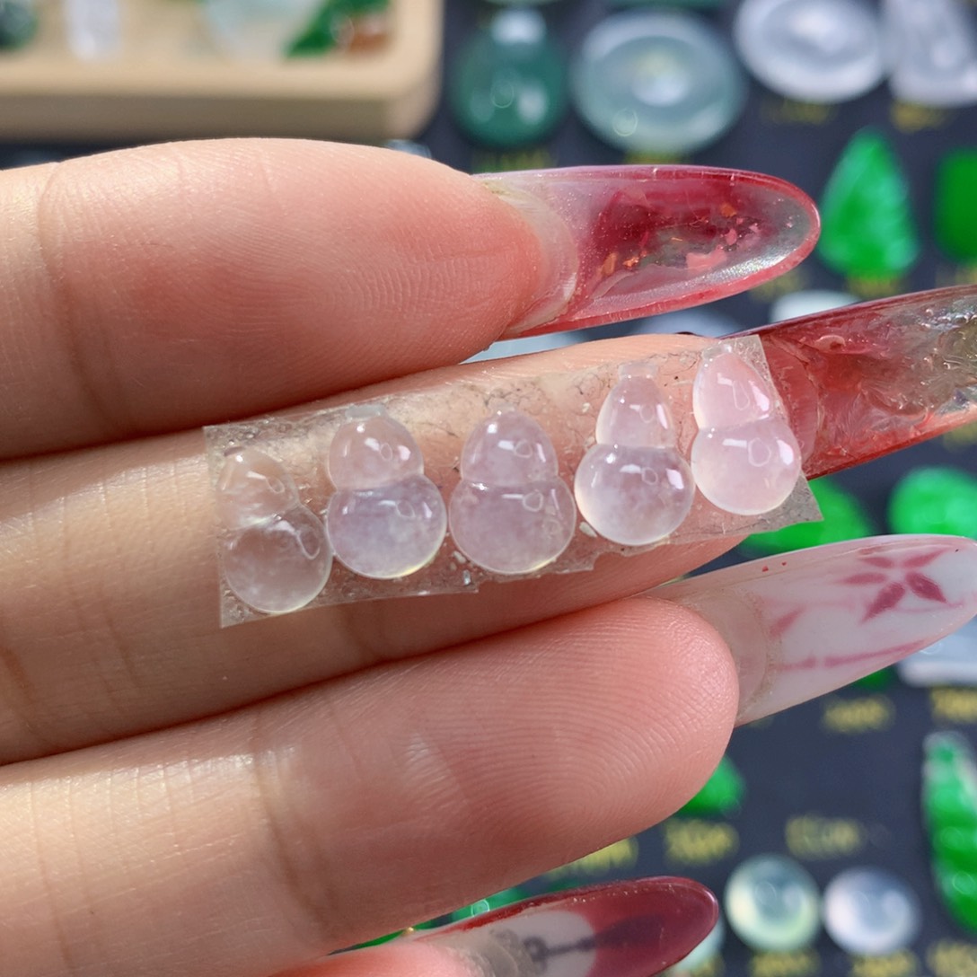 翡翠颈饰未镶嵌纯天然缅甸翡翠A货