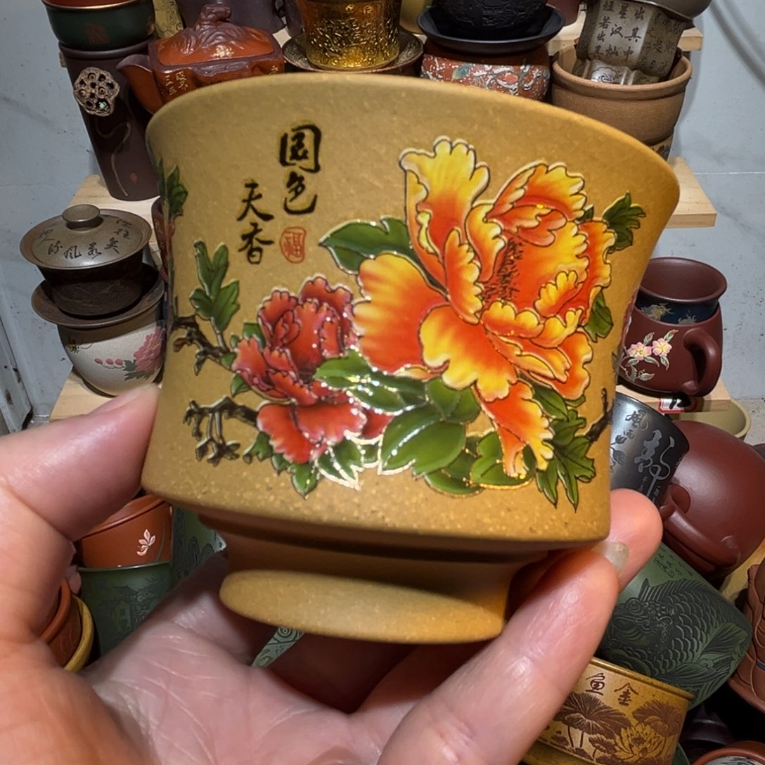 茶杯紫砂宜兴紫砂主人杯