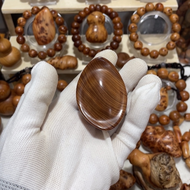 柏木太行崖柏陈华纯手工元宝