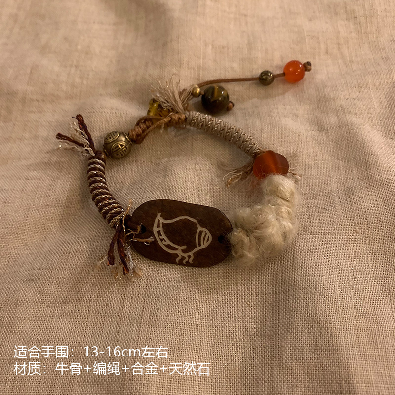 合金布艺手链 小众百搭设计感时尚个性手链10075-03