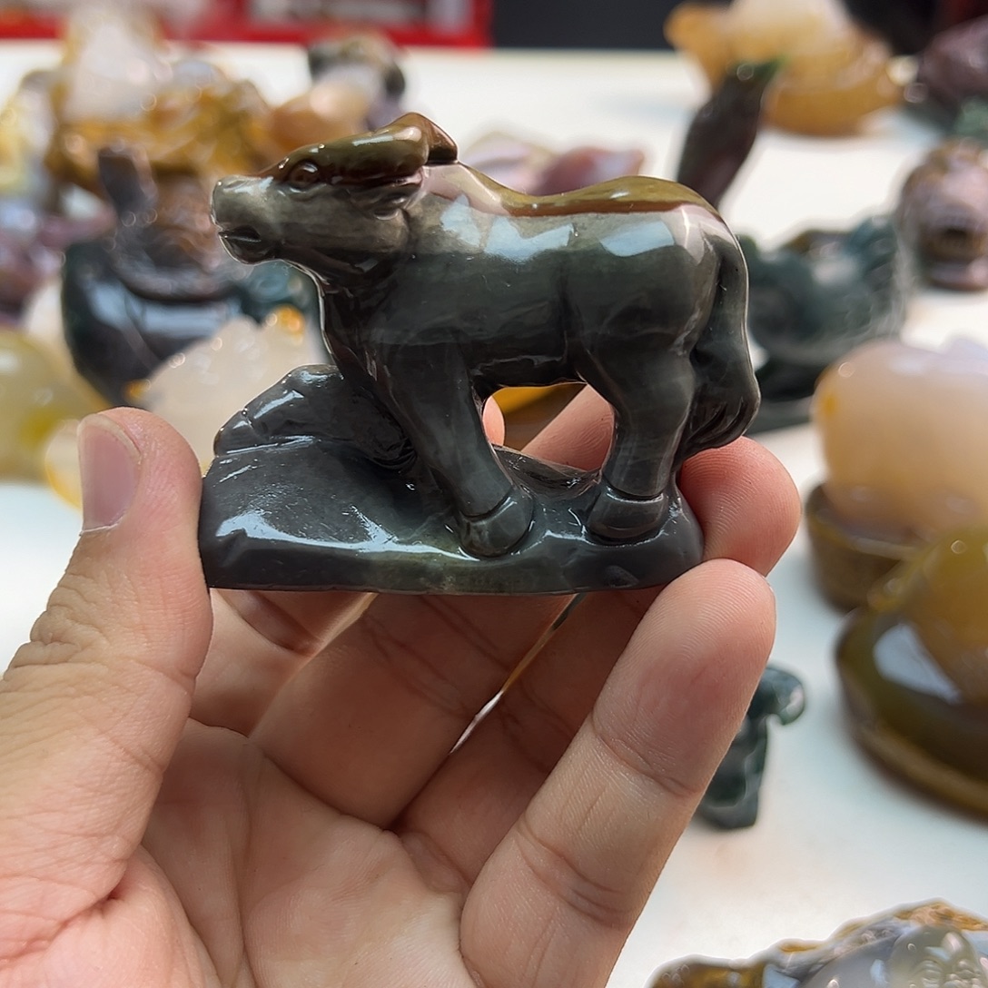 玛瑙/玉髓合金颈饰