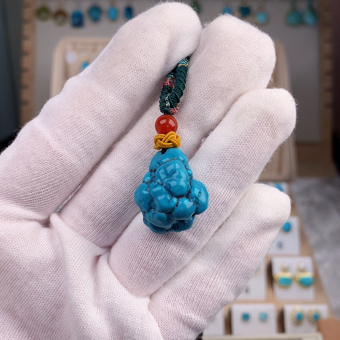 绿松石珠宝奇石未镶嵌