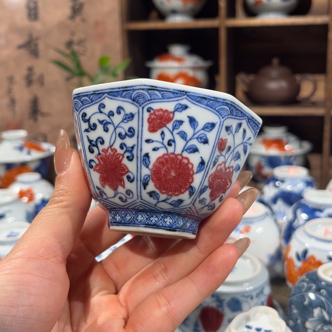 微瑕景德镇陶瓷主人杯