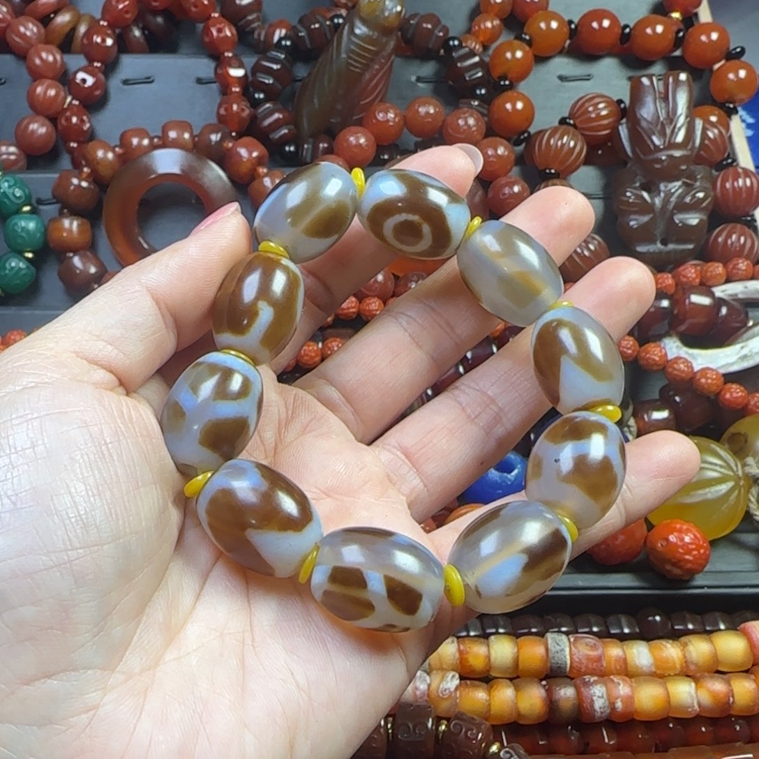 未镶嵌手串玛瑙/玉髓