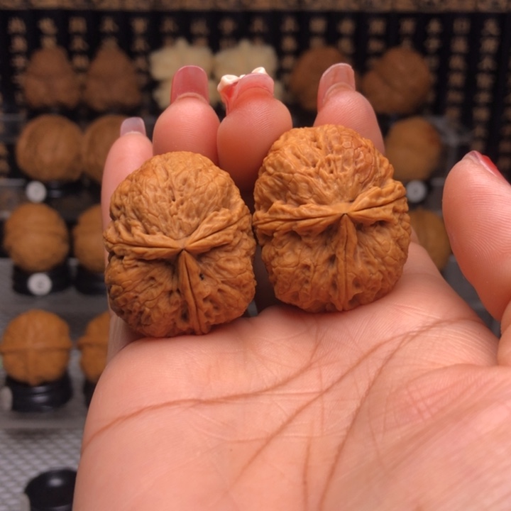 橄榄核吊坠66百花三楞