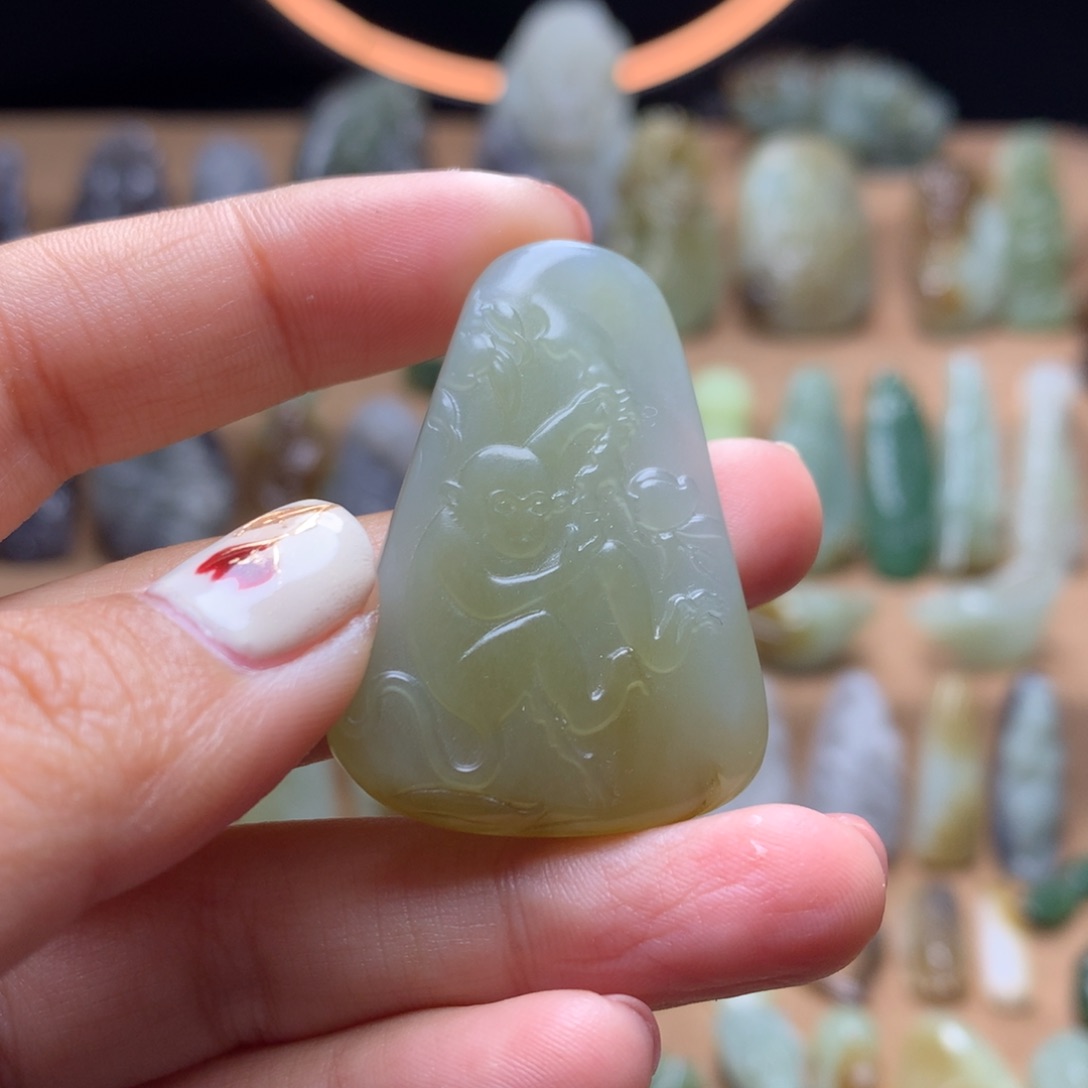 和田玉挂件未镶嵌