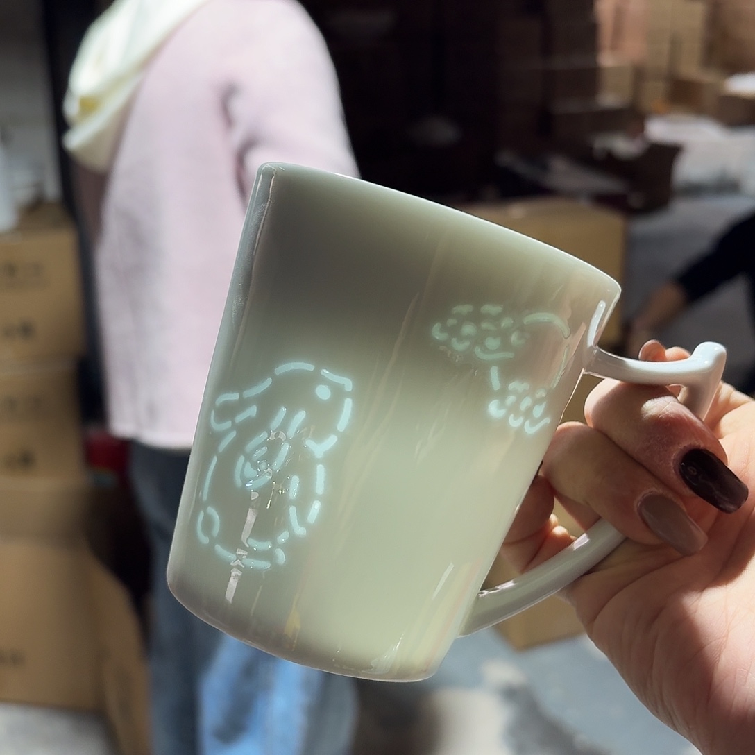 景德镇玉兔望月一个