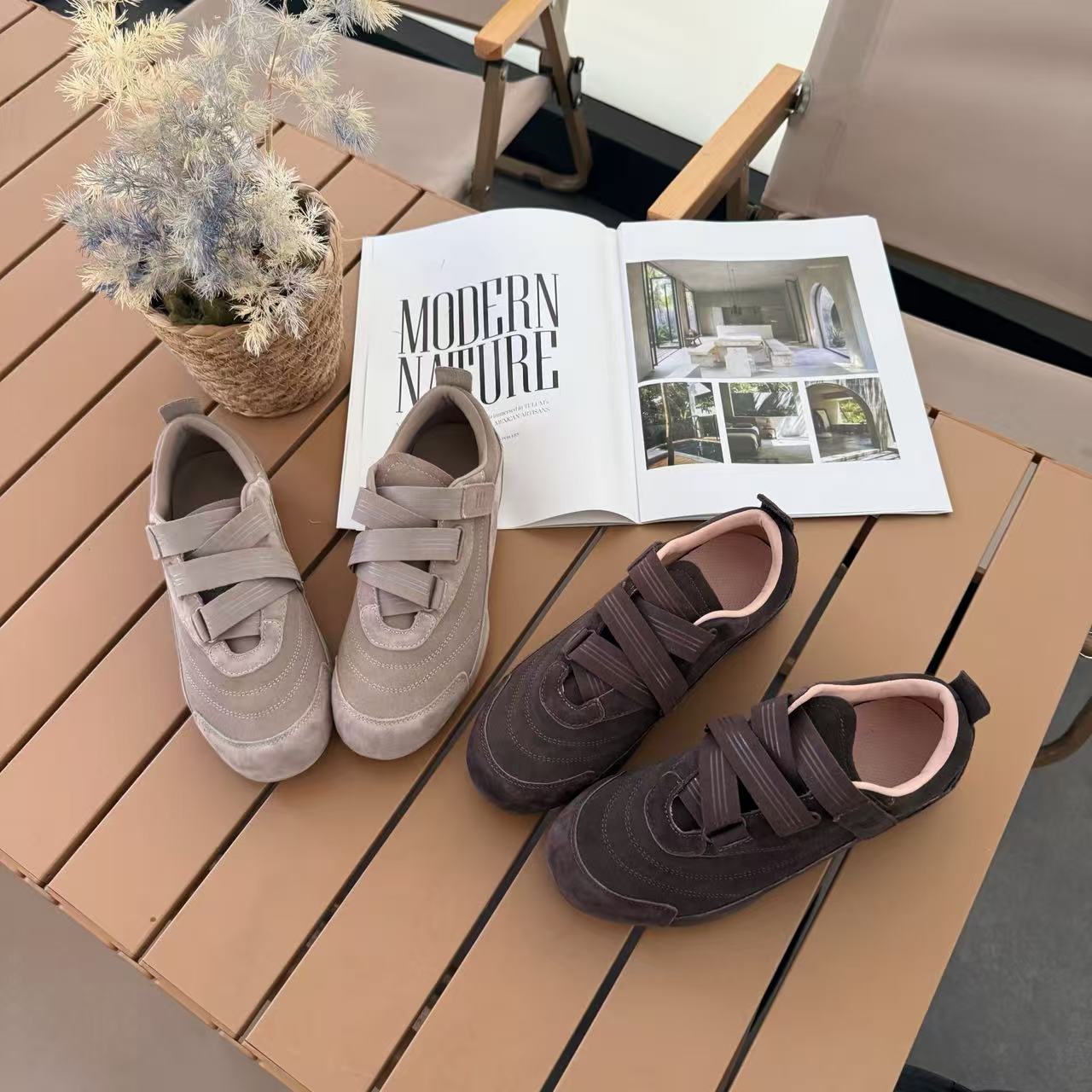 陳umi休闲风运动风秋季百搭时尚休闲鞋单鞋步鞋防滑女鞋