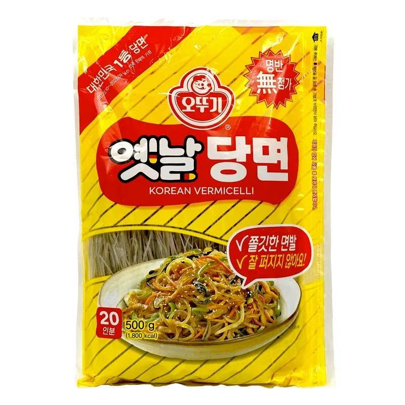 韩国进口奥土基/不倒翁粉条粉丝 地瓜粉筋道粉丝火锅酸辣粉用500g