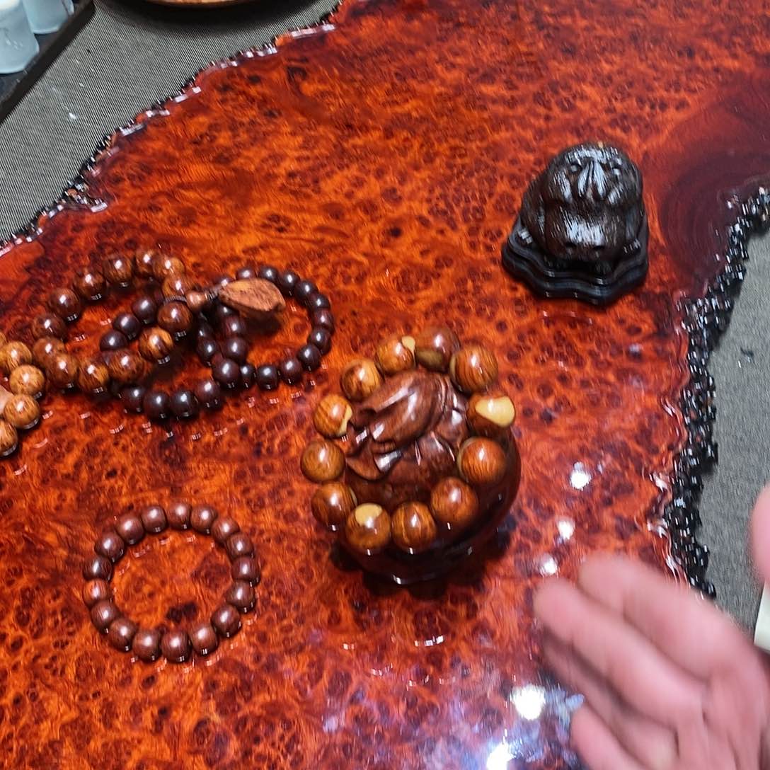 张*铭茶桌木器主人茶器