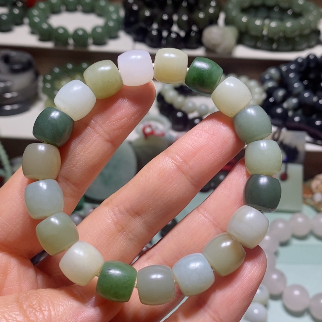 和田玉手链未镶嵌