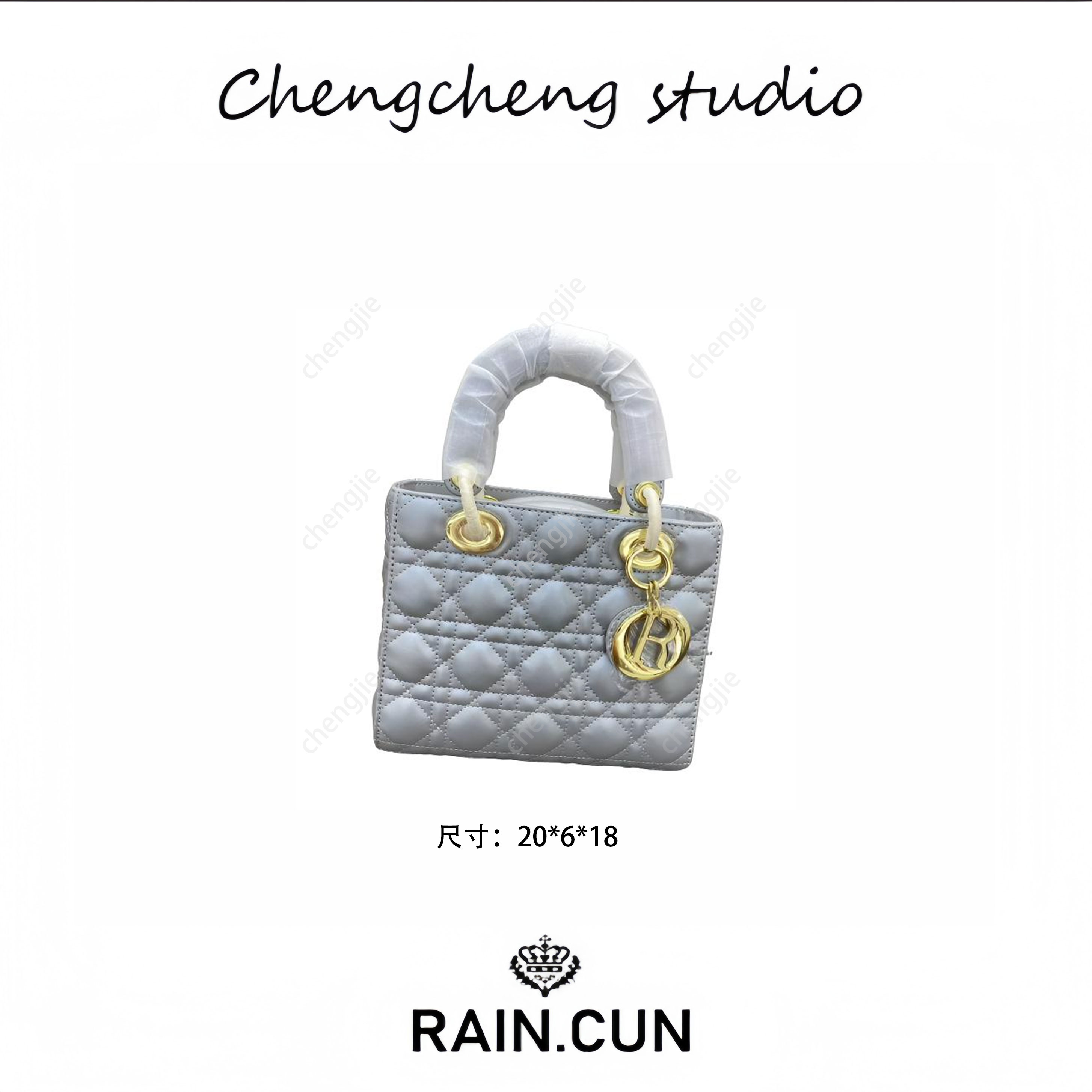 【澄姐推荐】J-6177-灰色-高定轻奢潮流时尚百搭女士包包