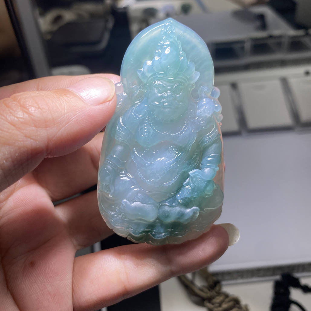 生肖守护神普贤菩萨玉坠