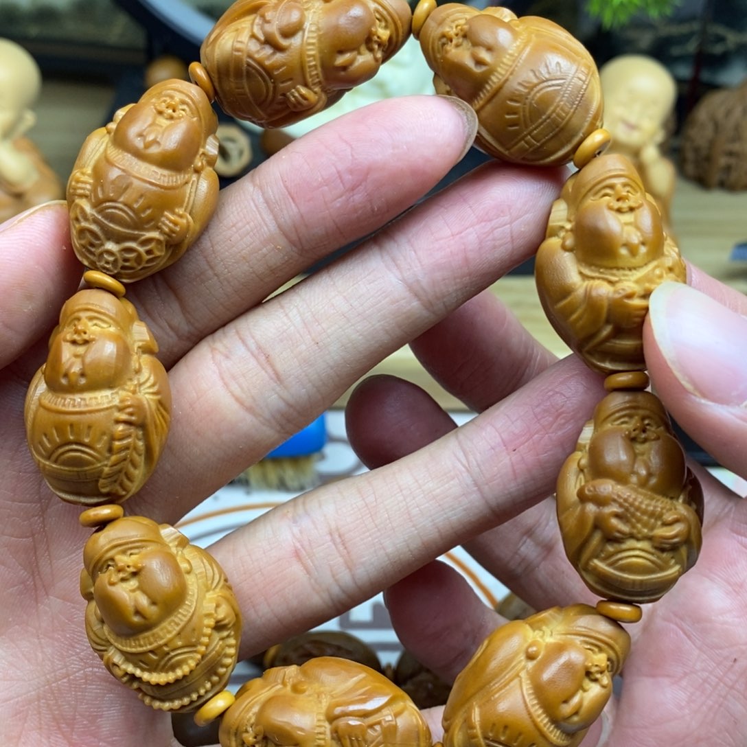 橄榄核手串/手链橄榄核雕工艺手串