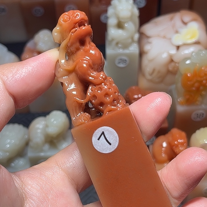 老挝石老挝保利石印章