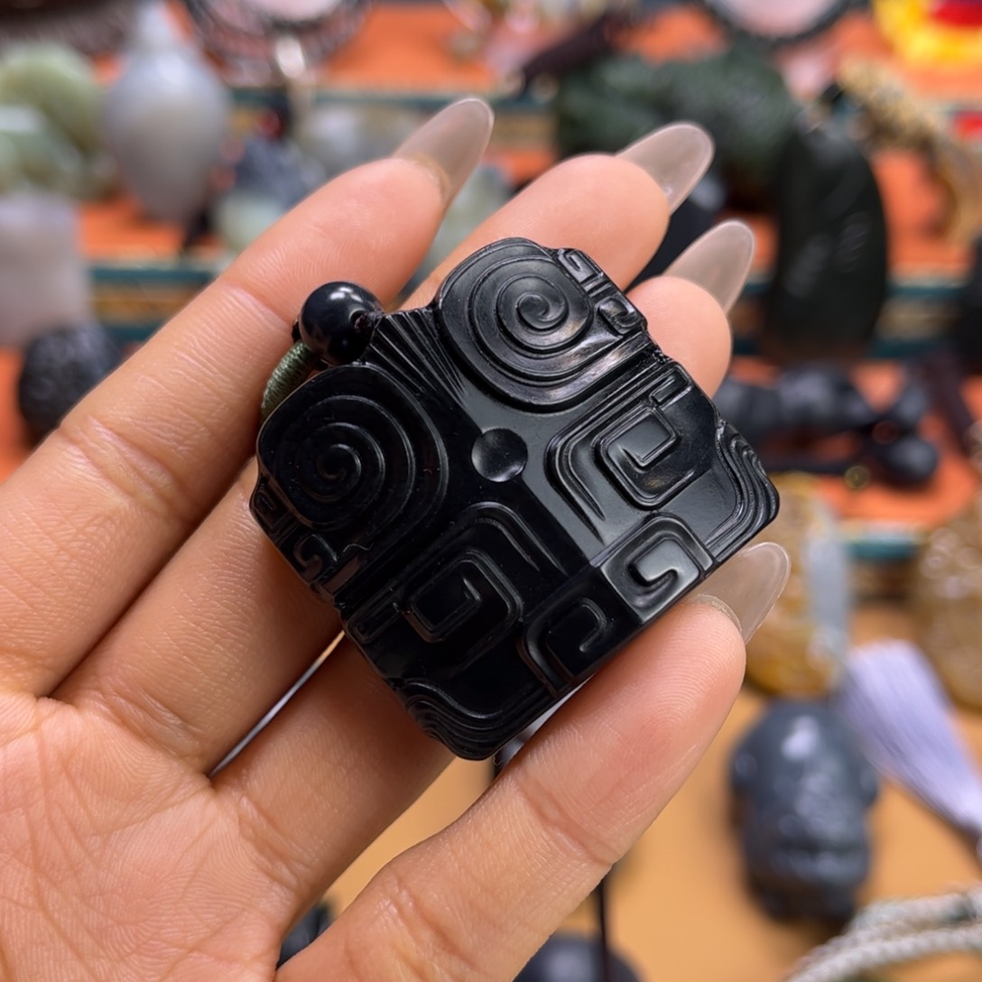 未镶嵌和田玉挂件自**悟