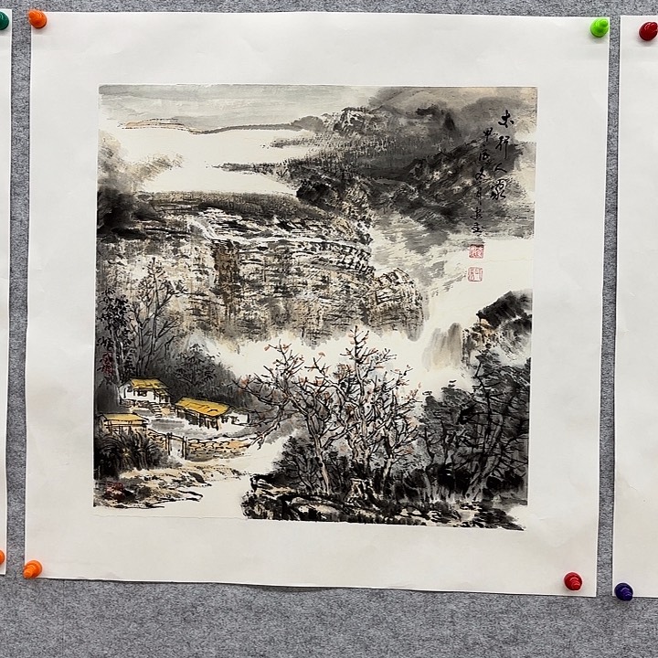 国画花鸟等动物为主料