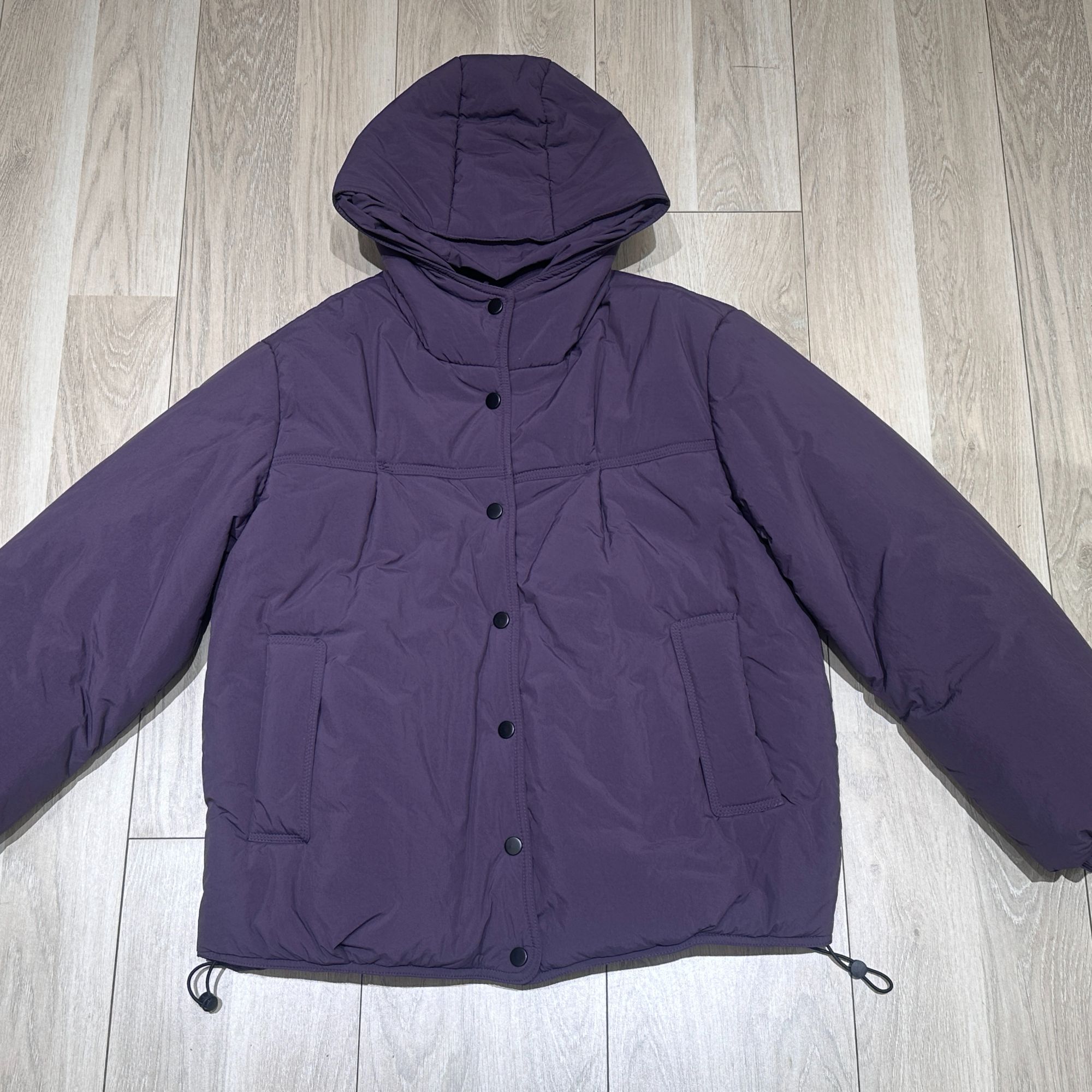 常规长袖厚款宽松型保暖棉服棉衣外套连帽女款中长款秋冬