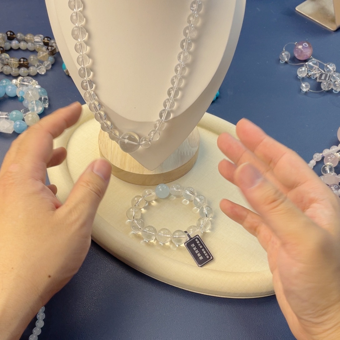 银S925镶嵌手链水晶