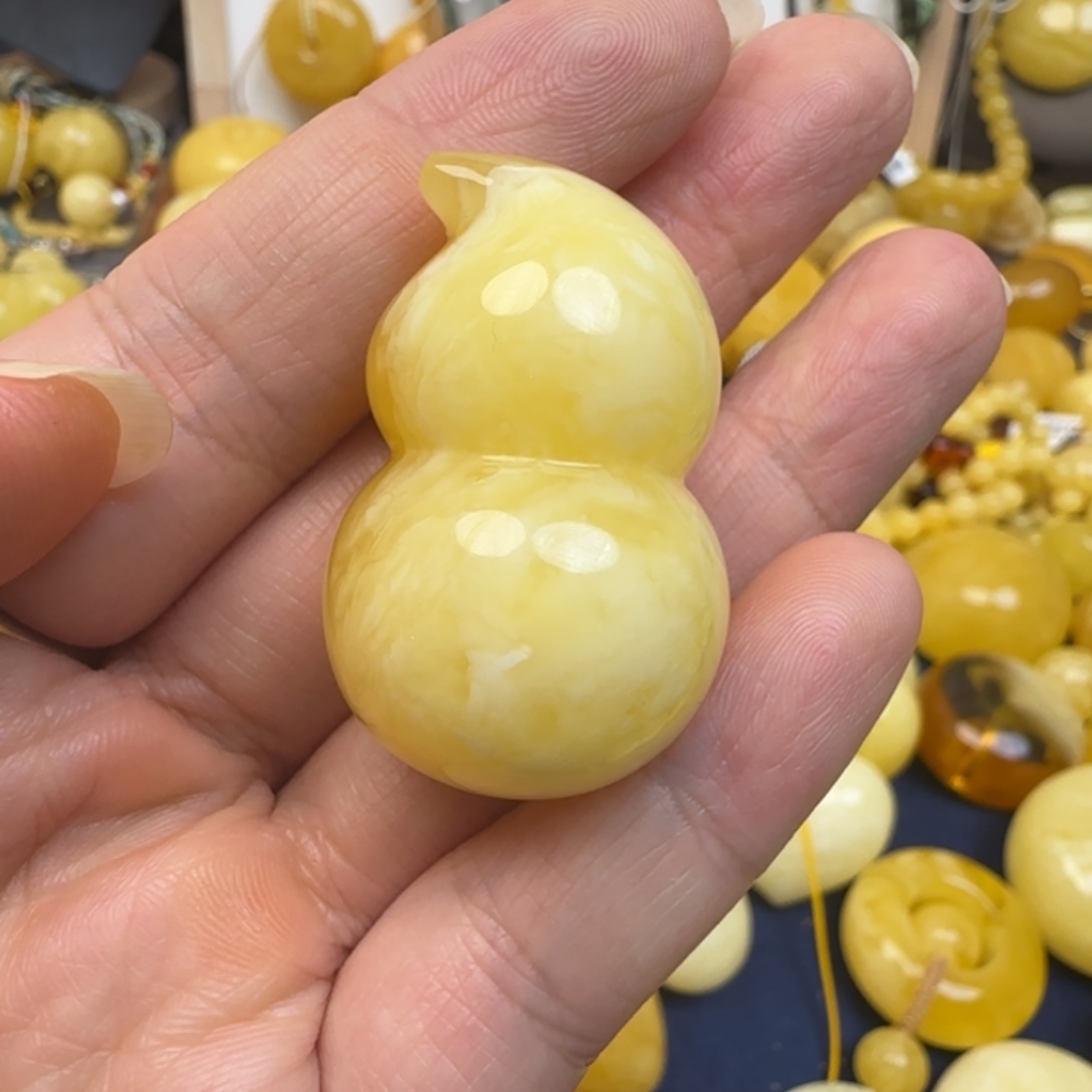 蜜蜡未镶嵌颈饰天然蜜蜡