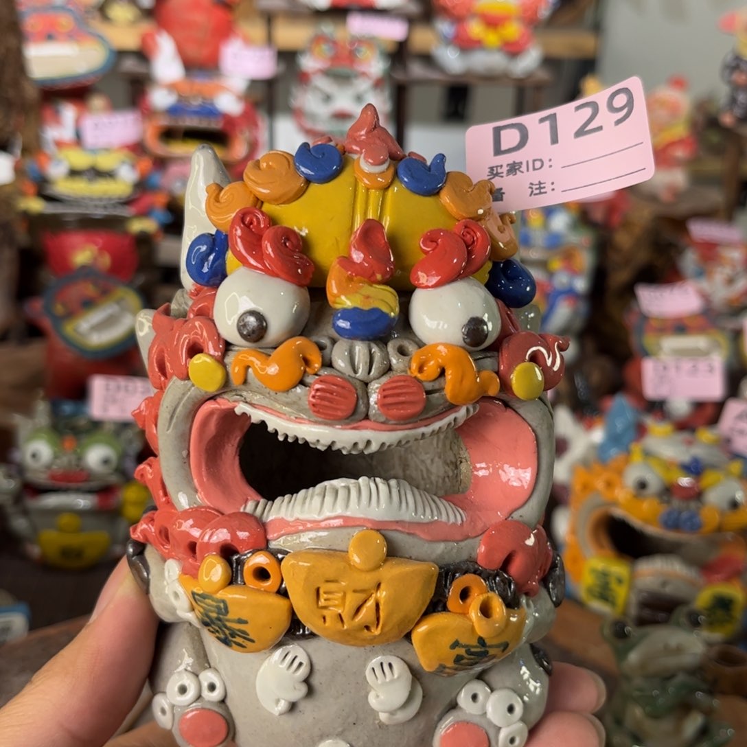 泥塑纯手工茶宠摆件