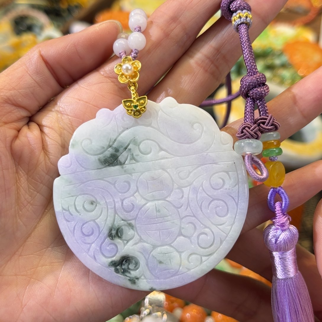 翡翠颈饰未镶嵌待编款