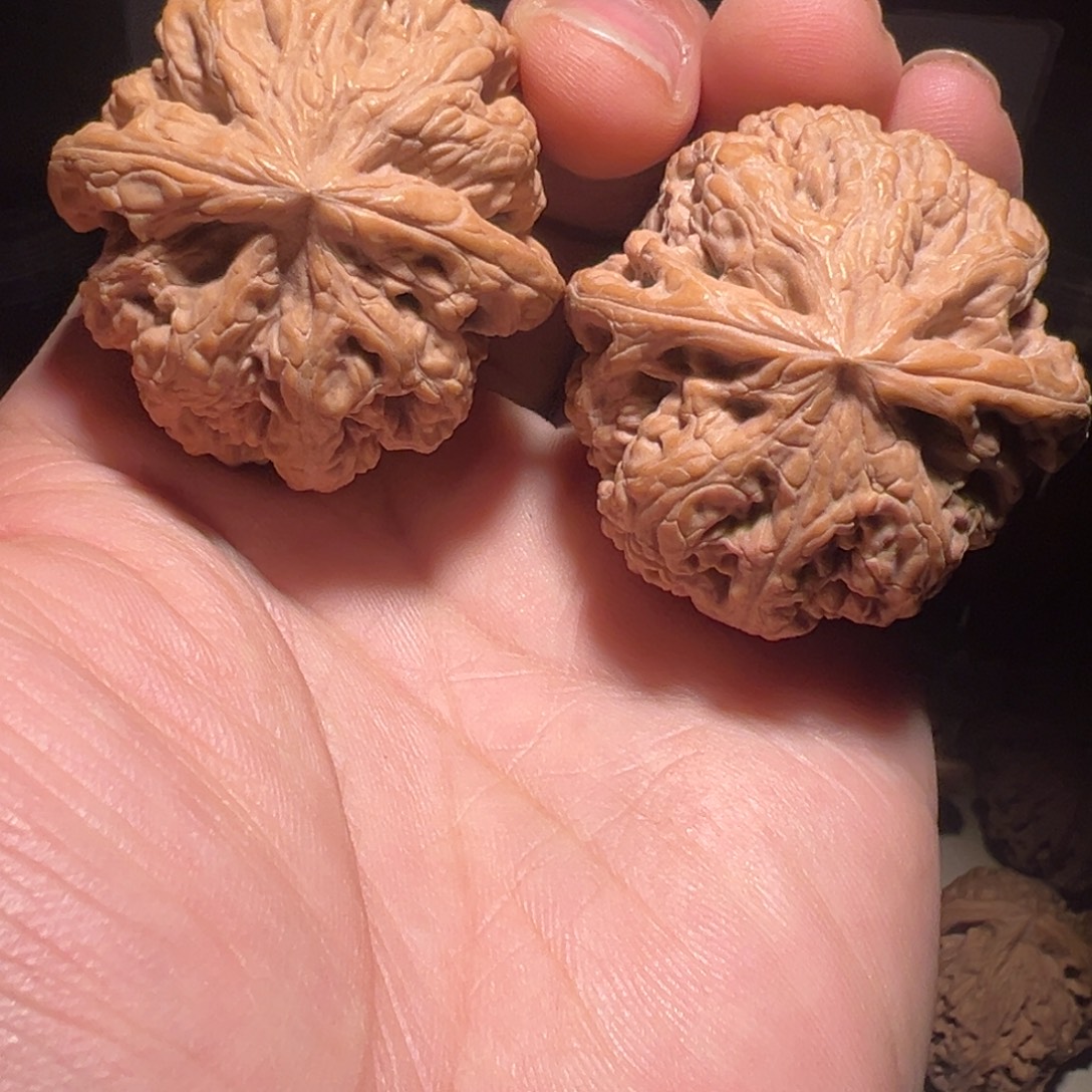 把件文玩核桃41尺全品球筋