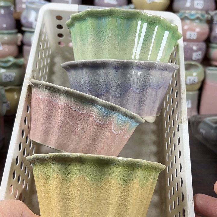 红陶量货/口10-13高深浅搭配发4个