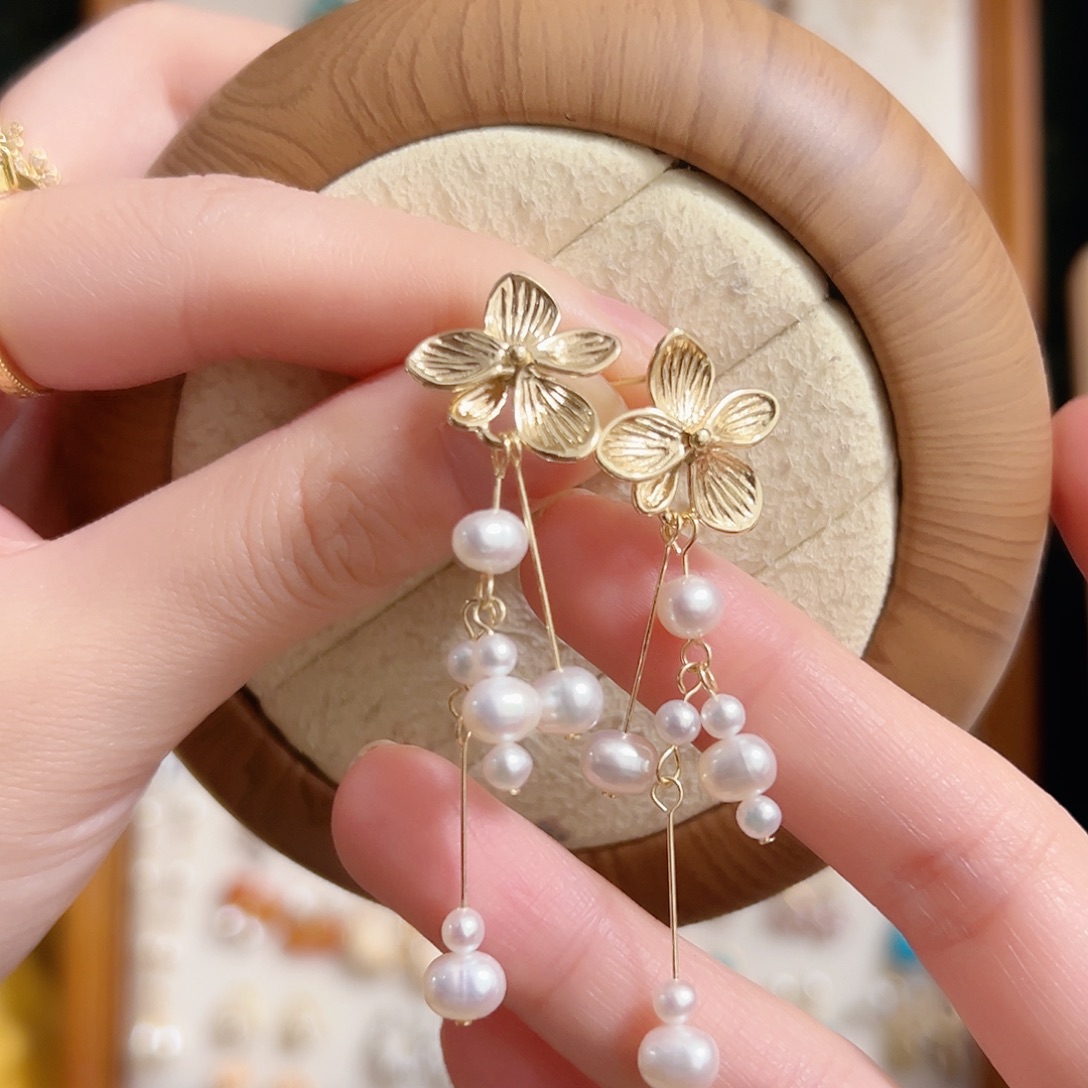 原创作品淡水珍珠银S925镶嵌