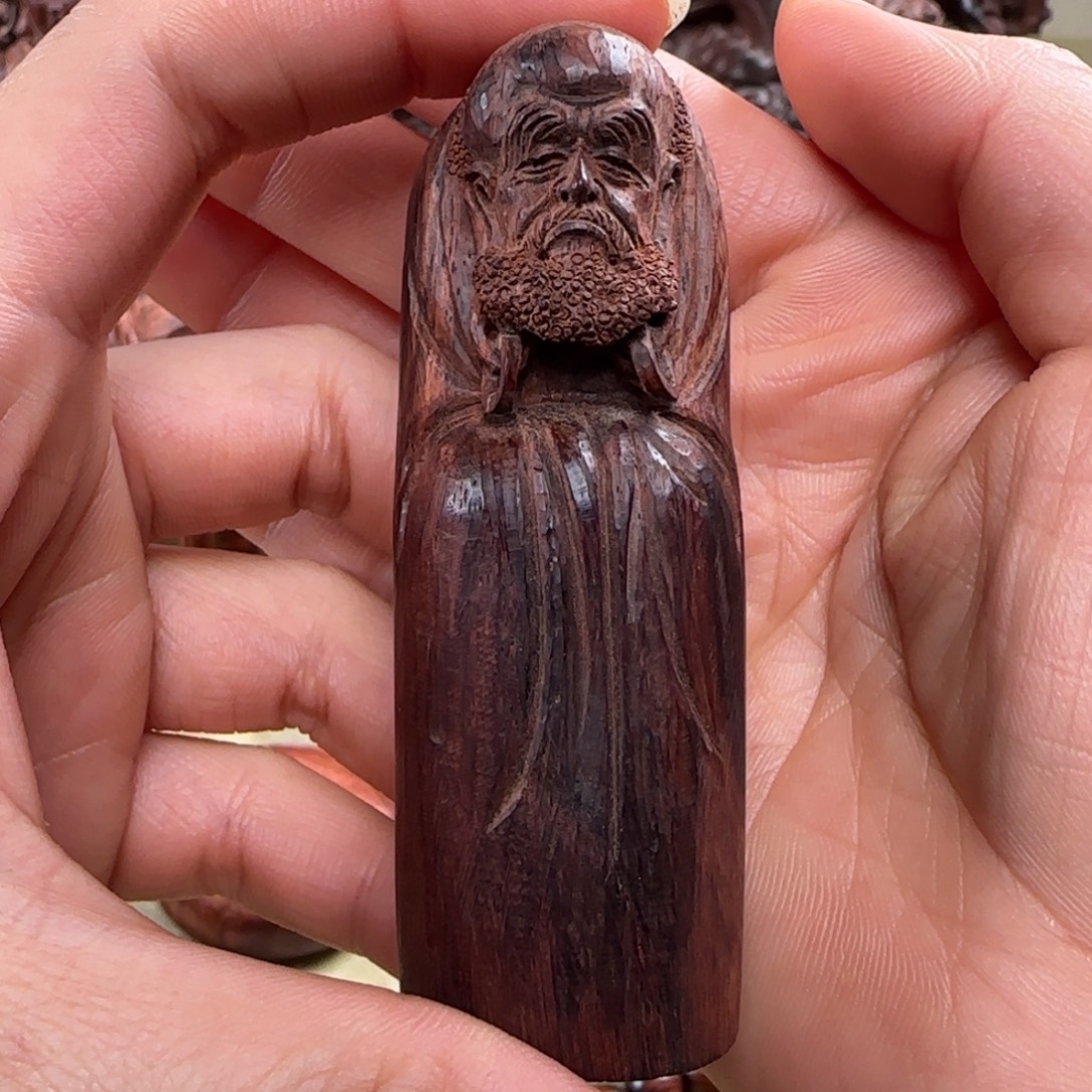 黄花梨/降香黄檀达摩 小印章