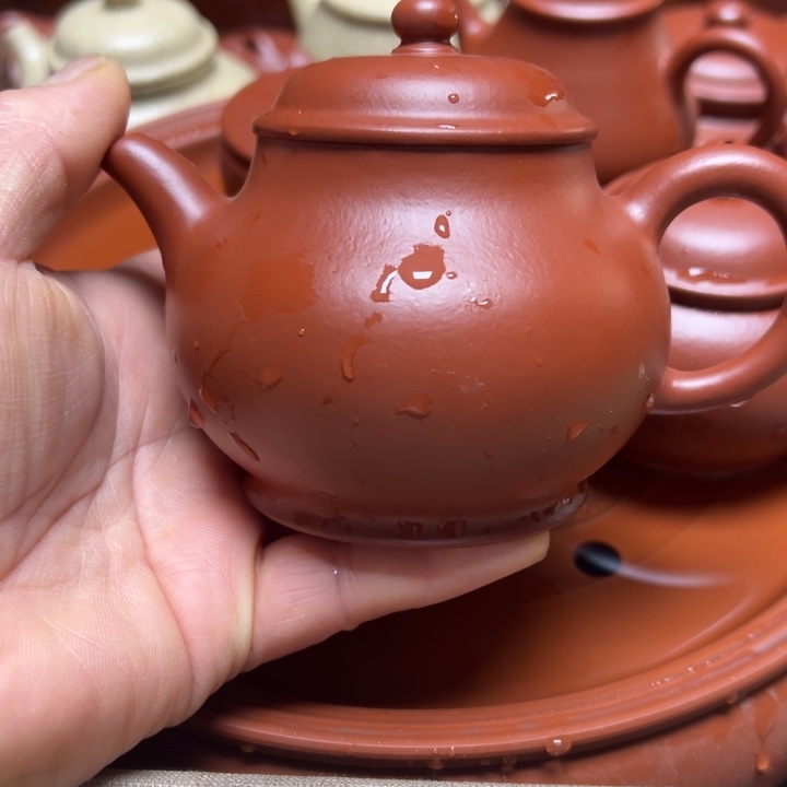 紫砂茶壶宜兴原矿赵庄朱泥