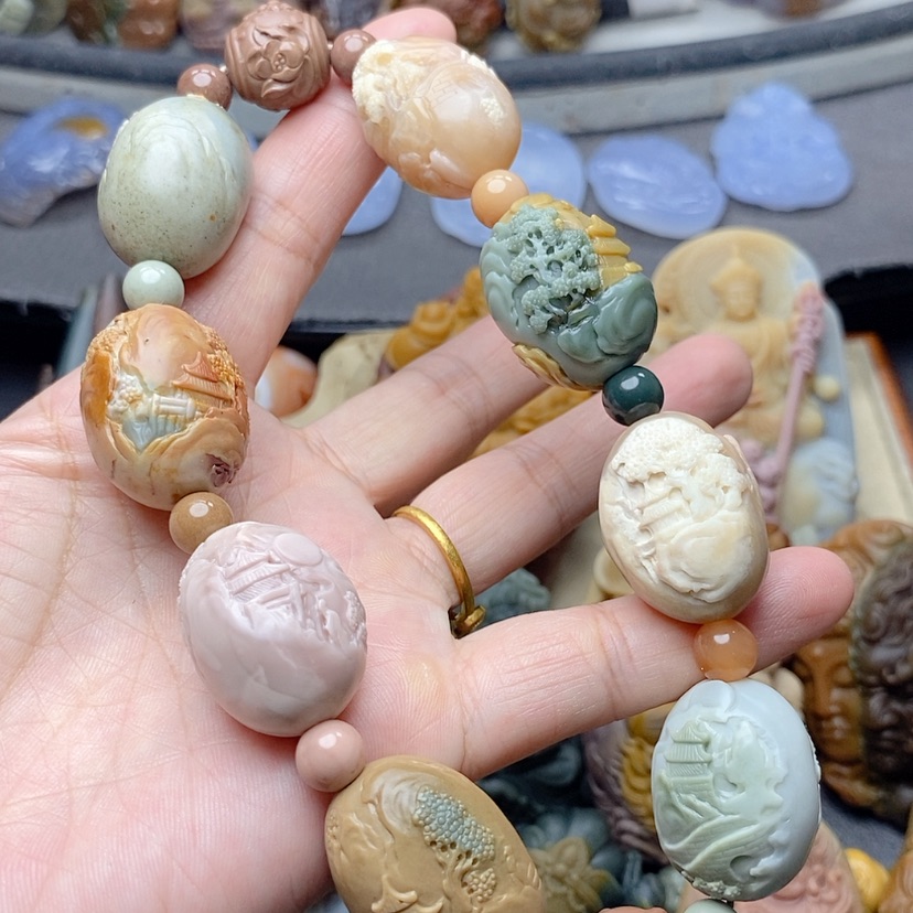 【闪购商品】定制石英质玉吊坠未镶嵌