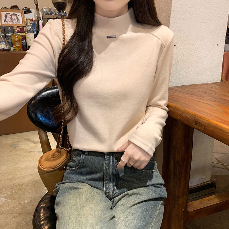 显瘦喂奶上衣德绒薄款哺乳长袖女春秋新款韩版圆领上衣大码