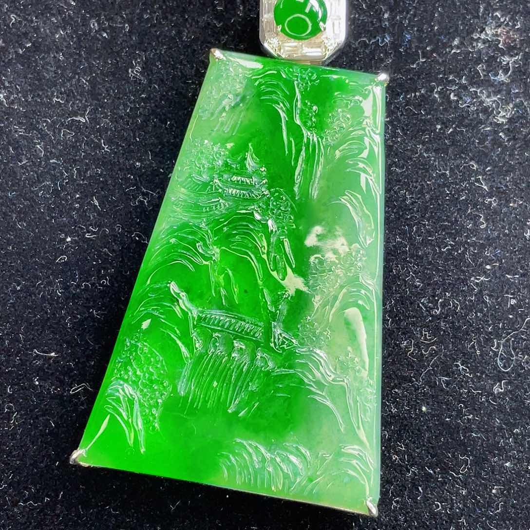 翡翠吊坠(不含链)未镶嵌