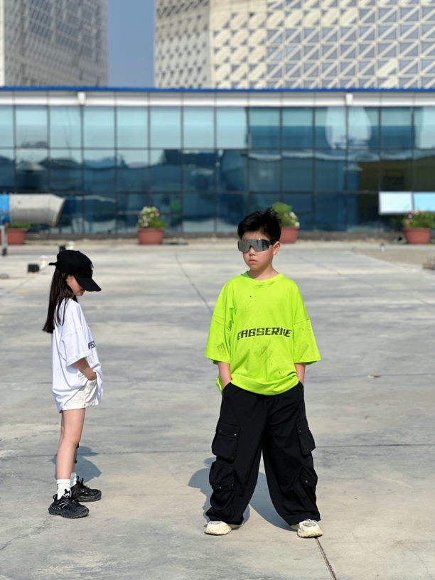 【Mc·潮】中大童夏季喷绘T恤（5794-2）